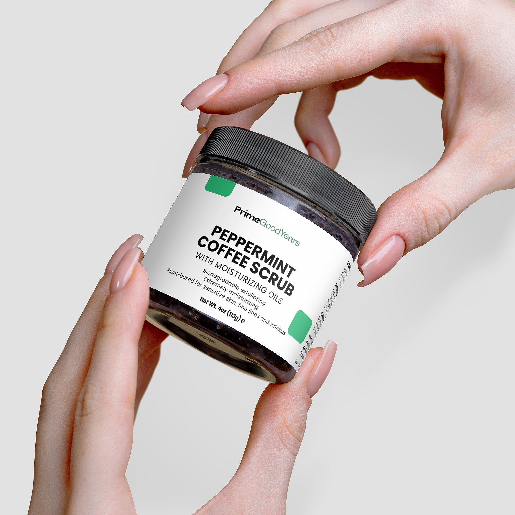 Peppermint Coffee Scrub