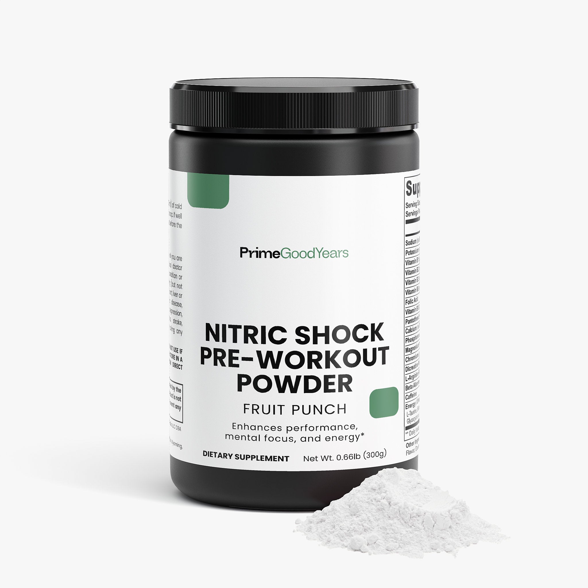 Nitric Shock Pre-Workout Powder (Fruit Punch)