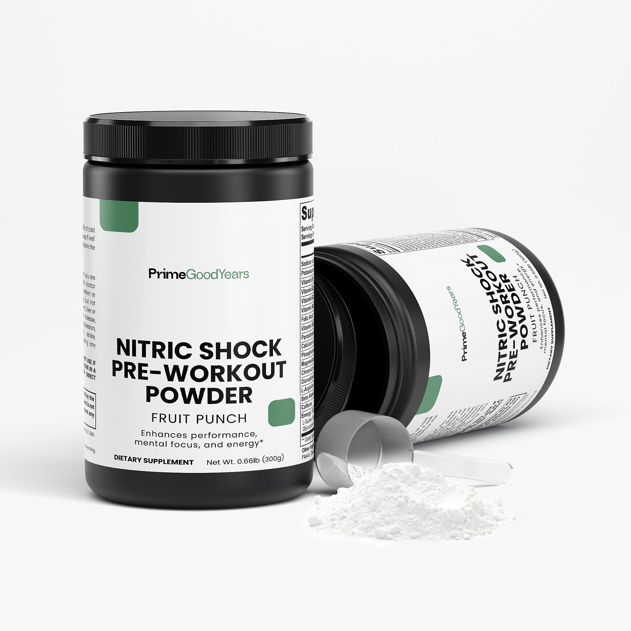 Nitric Shock Pre-Workout Powder (Fruit Punch)